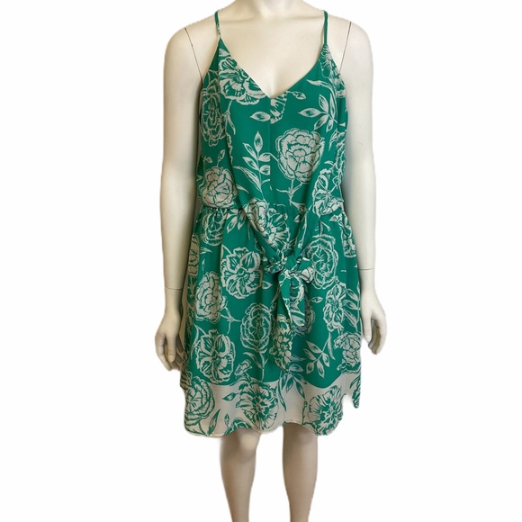 Collective Concepts Dresses & Skirts - COLLECTIVE CONCEPTS Green White Dress XL NWT